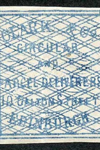 Circular Delivery SGCD3 Clark and Co. 1/4d blue mint