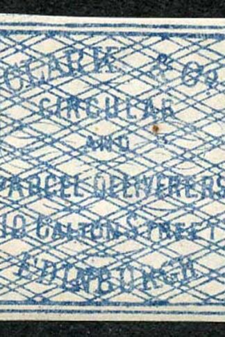 Circular Delivery SGCD3 Clark and Co. 1/4d blue mint
