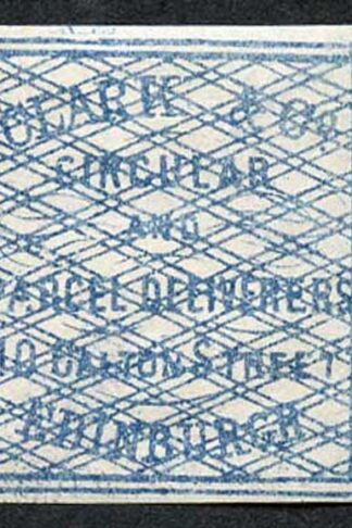 Circular Delivery SGCD3 Clark and Co. 1/4d blue mint