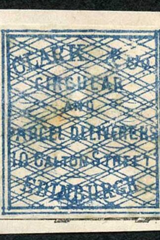 Circular Delivery SGCD3 Clark and Co. 1/4d blue on piece