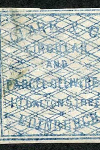 Circular Delivery SGCD3 Clark and Co. 1/4d blue mint