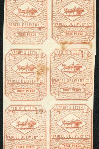 Circular Delivery SGCD19 Edinburgh and Leith 3d brown red mint block
