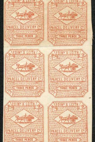 Circular Delivery SGCD19 Edinburgh and Leith 3d brown red mint block