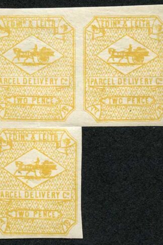 Circular Delivery SGCD18 Edinburgh and Leith 2d yellow mint block