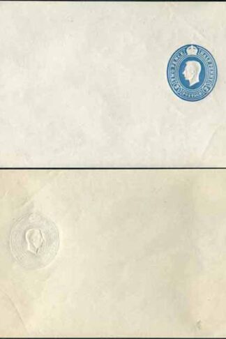 ES64 KGVI 2 1/2d Blue on Gummed Label