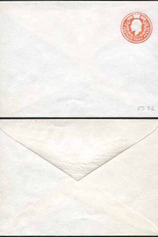 ES36 KEVII 4d Orange Stamped to Order Envelope Mint