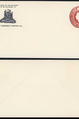 ES69 KGVI 2d Brown Alliancen Assurance Stamped to Order Envelope Mint