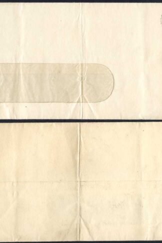 ES57 KGV 2d Orange Stamped to Order Envelope Reduced by 1/2d Mint