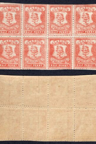 Circular Delivery SGCD21 Glasgow 1/2d dull scarlet mint block