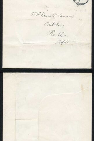 ES47 KGV 4d Envelope Approx 153x142mm Stamped to Order Used