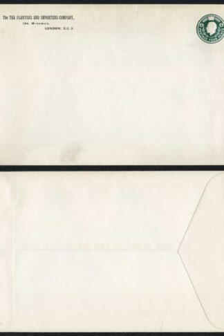 ES47 KGV 4d Envelope Approx 153x227mm Stamped to Order by Tea Planter
