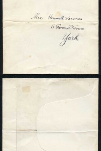 ES47 KGV 4d Envelope Approx 152x138mm Stamped to Order Used