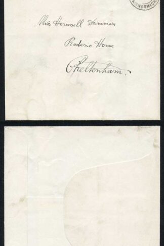 ES49 KGV 6d Envelope Approx 153x140mm Stamped to Order Used