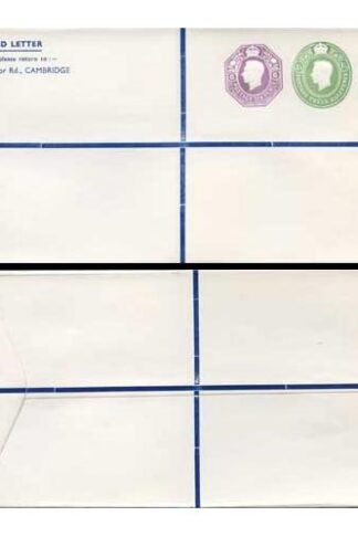 KGVI and QEII 6d 1 1/2d and 1/3 Compound PRIVATE Registered Envelope RSP11 Size