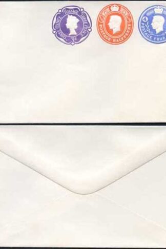 ESCP875 KGVI 4d and 1/2d Plus QEII 3d Compound Stamped to Order Envelope
