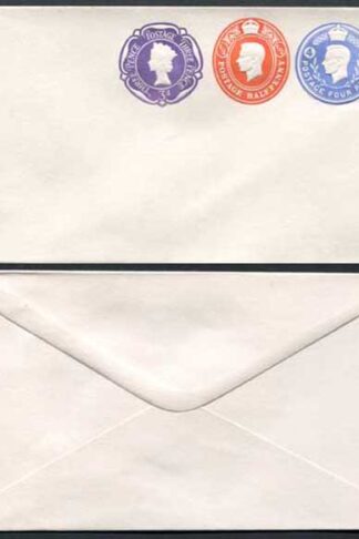 ESCP875 KGVI 4d and 1/2d Plus QEII 3d Compound Stamped to Order Envelope