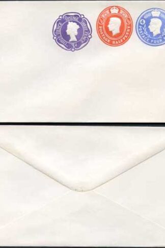 ESCP875 KGVI 4d and 1/2d Plus QEII 3d Compound Stamped to Order Envelope