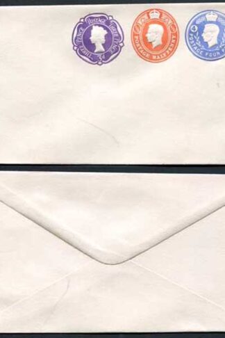 ESCP875 KGVI 4d and 1/2d Plus QEII 3d Compound Stamped to Order Envelope
