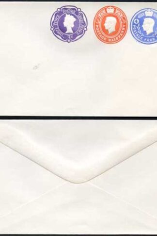 ESCP875 KGVI 4d and 1/2d Plus QEII 3d Compound Stamped to Order Envelope