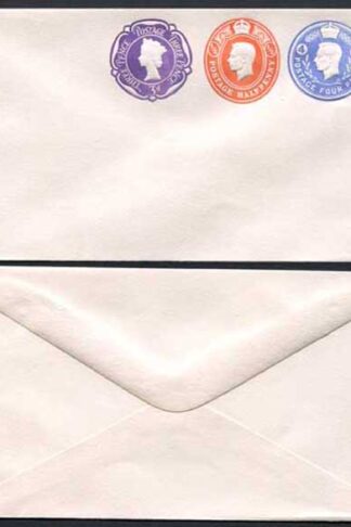 ESCP875 KGVI 4d and 1/2d Plus QEII 3d Compound Stamped to Order Envelope