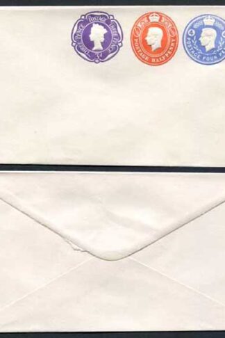 ESCP875 KGVI 4d and 1/2d Plus QEII 3d Compound Stamped to Order Envelope