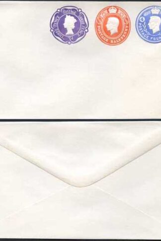 ESCP875 KGVI 4d and 1/2d Plus QEII 3d Compound Stamped to Order Envelope