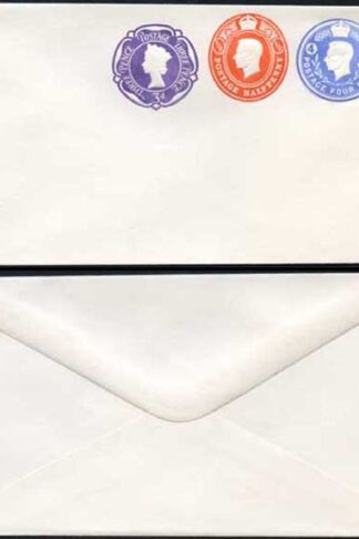 ESCP875 KGVI 4d and 1/2d Plus QEII 3d Compound Stamped to Order Envelope