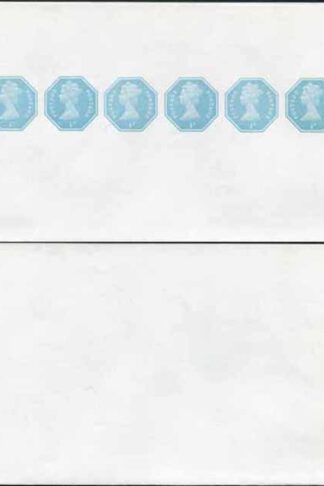WSP152 QEII 1/2p x 6 on Stamped to Order Newspaper Wrapper Mint Approx 204x260mm