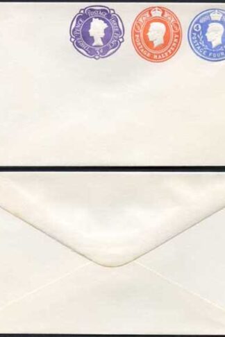 ESCP875 KGVI 4d and 1/2d Plus QEII 3d Compound Stamped to Order Envelope