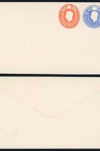 ESCP842 KGVI 4d and 1/2d Compound Stamped to Order Envelope Approx 89mm x 152mm