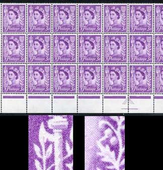 Jersey XJ2a+b 3d Lilac Crowns Wmk Cream Paper Retouch Joined Tomato Halberd Flaw