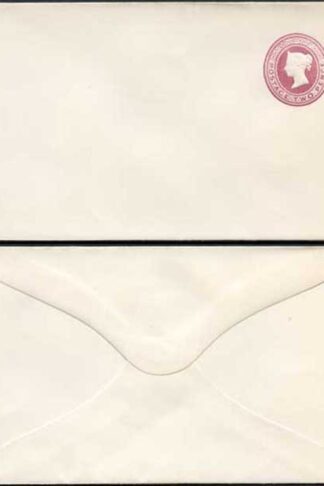 ES15 QV 2d Lake Stamped to Order Envelope Mint