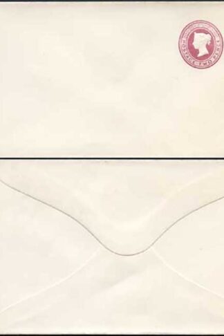 ES15 QV 2d Lake Stamped to Order Envelope Mint