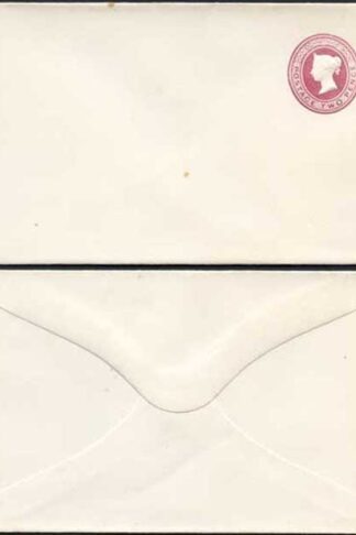 ES15 QV 2d Lake Stamped to Order Envelope Mint