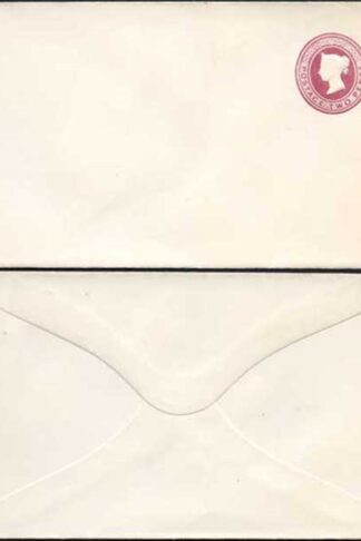 ES15 QV 2d Lake Stamped to Order Envelope Mint