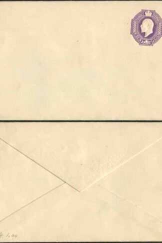 ES37 KEVII 6d Violet Stamped to Order Envelope Mint