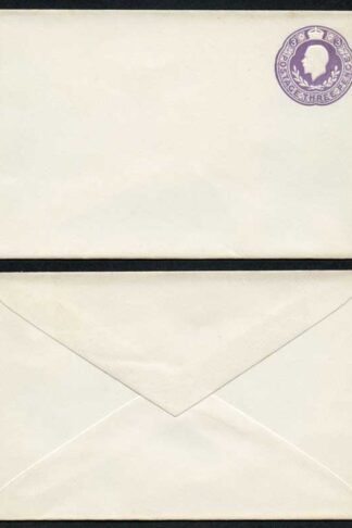 ES47 KGV 3d Violet Stamped to Order Envelope Mint