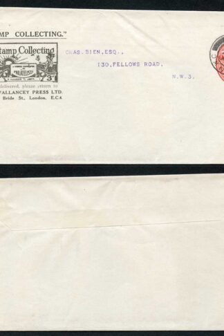 ES43 KGV 1d Scarlet Stamp Collecting Stamped to Order Envelope Used