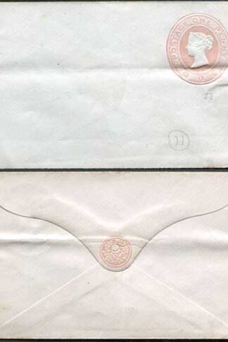 ES7 QV 1d Pink Envelope (5.3.70) Mint