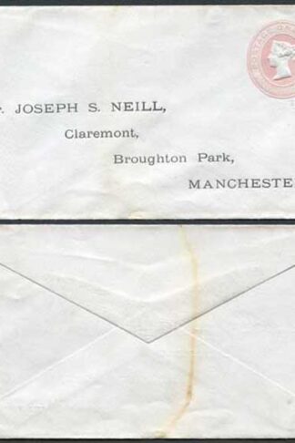 EP29 QV 1d Pink Envelope Size C Mint Pre Addressed