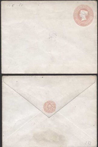 EP22 QV 1d Pink Envelope Size H (16.2.74) Mint