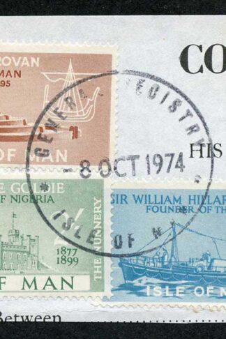 Isle of Man 5/- 2/- and 1/- QEII Pictorial Revenues CDS On Piece