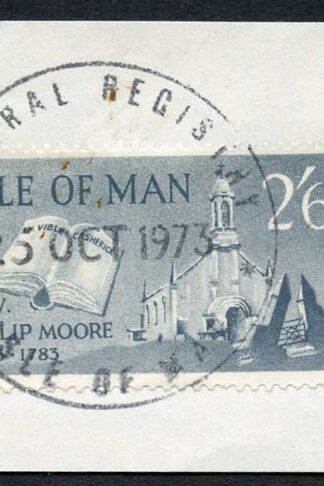 Isle of Man 2/6 Slate QEII Pictorial Revenues CDS On Piece