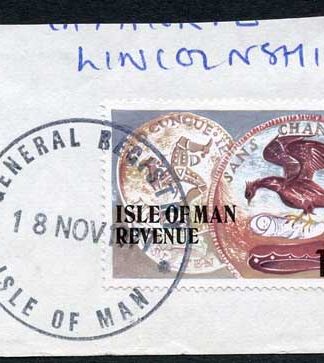 Isle of Man 10p Multicoloured QEII Pictorial Revenue CDS On Piece
