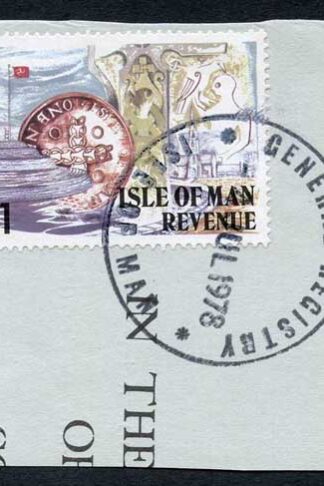 Isle of Man One Pound Multicoloured QEII Pictorial Revenue CDS On Piece