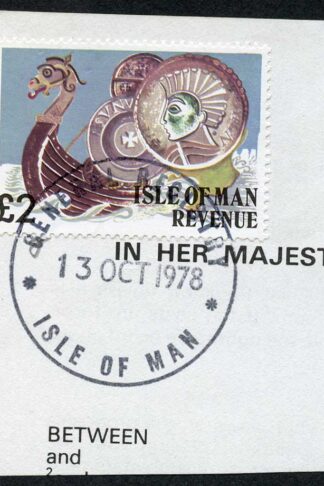 Isle of Man Two Pound Multicoloured QEII Pictorial Revenue CDS On Piece