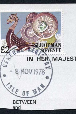 Isle of Man Two Pound Multicoloured QEII Pictorial Revenue CDS On Piece