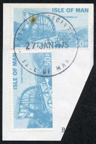 Isle of Man 50p Pair QEII Pictorial Revenue CDS On Piece