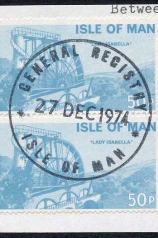 Isle of Man 50p Pair QEII Pictorial Revenue CDS On Piece