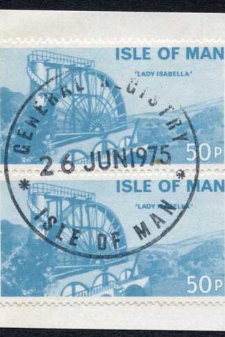 Isle of Man 50p Pair QEII Pictorial Revenue CDS On Piece
